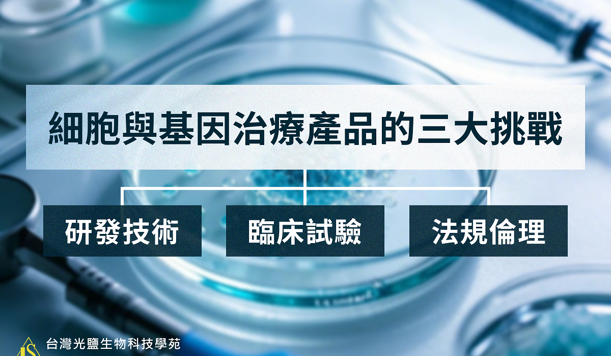 細胞與基因治療產品的三大挑戰：研發技術、臨床試驗、法規與倫理